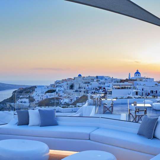 luxury hotels in Santoríni